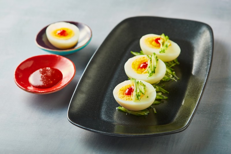 Read more about the article “A Delightful Fusion: Hard-boiled Egg with Cucumber and Sweet and Sour Red Chili Paste (계란초)”