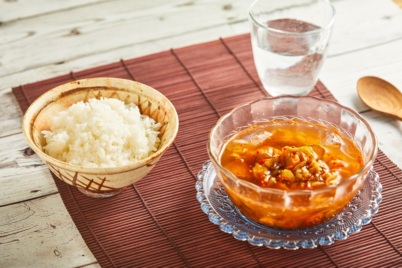 “My Delightful Chilled Pickled Cucumber Soup (오이지냉국)”