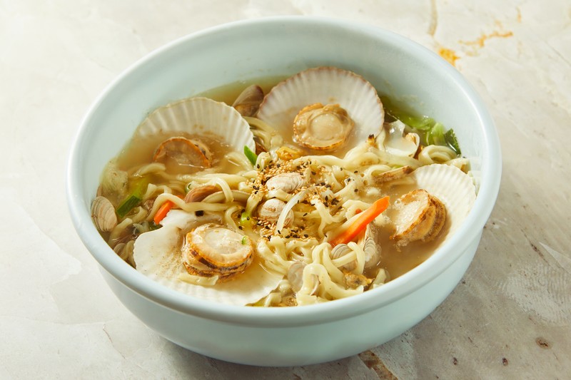 “My Delightful Scallop Noodle Soup Adventure”