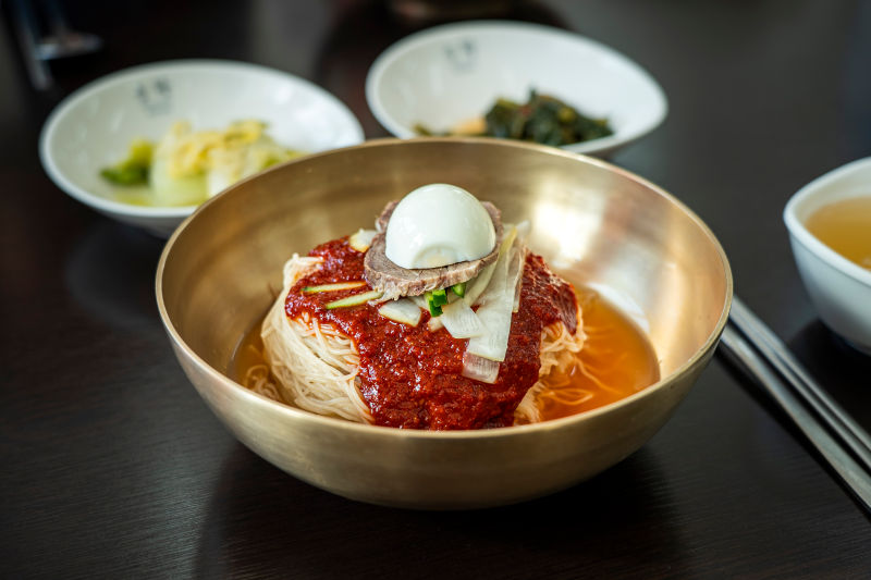 “My Favorite Summer Delight: Spicy Buckwheat Noodles (비빔냉면)”